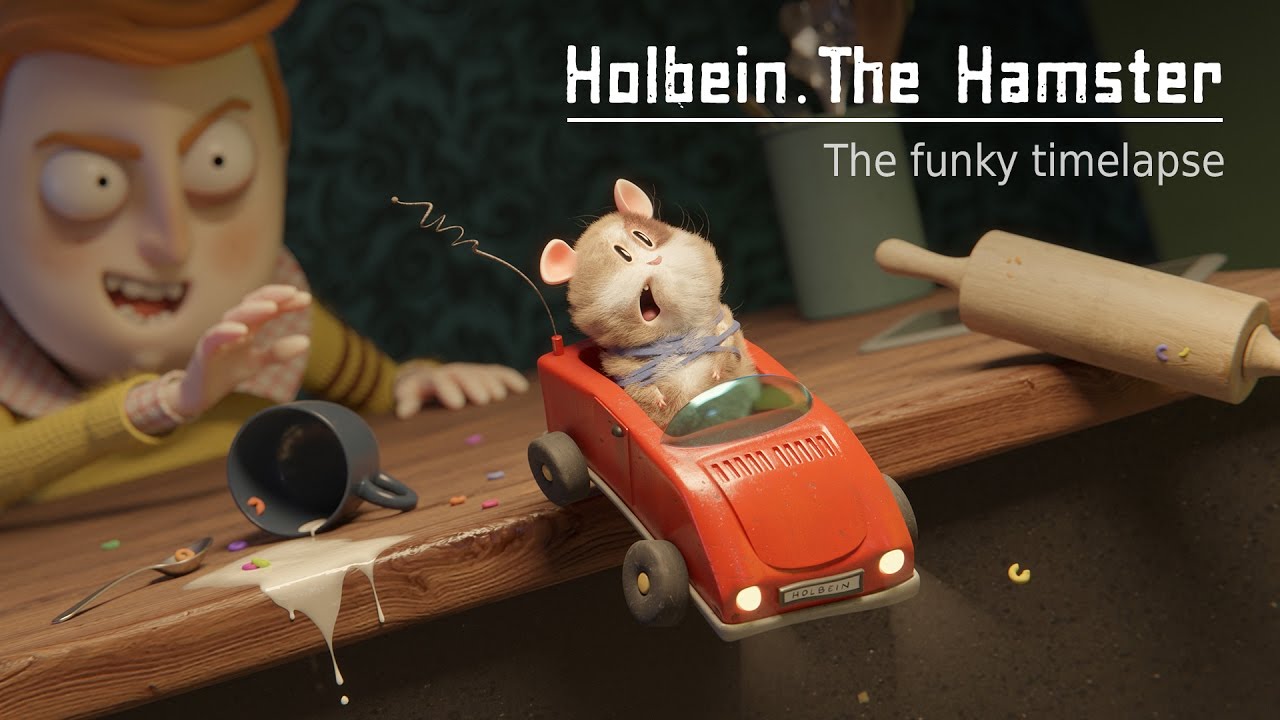Holbein. The Hamster. The Funky Timelapse