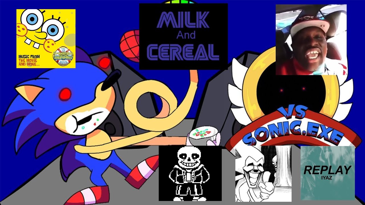 (FNF MASHUP) Milk, but is a mashup with its original references