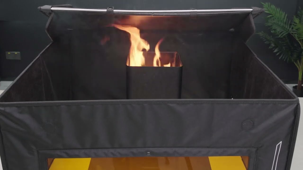 Foldable Enclosure for Laser Engraver Cutter - Flame Retardant & Smoke-Proof
