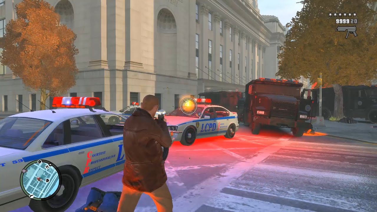 GTA 4: Perseus Shop Shootout + 6-Star Escape | Epic Liberty City Action