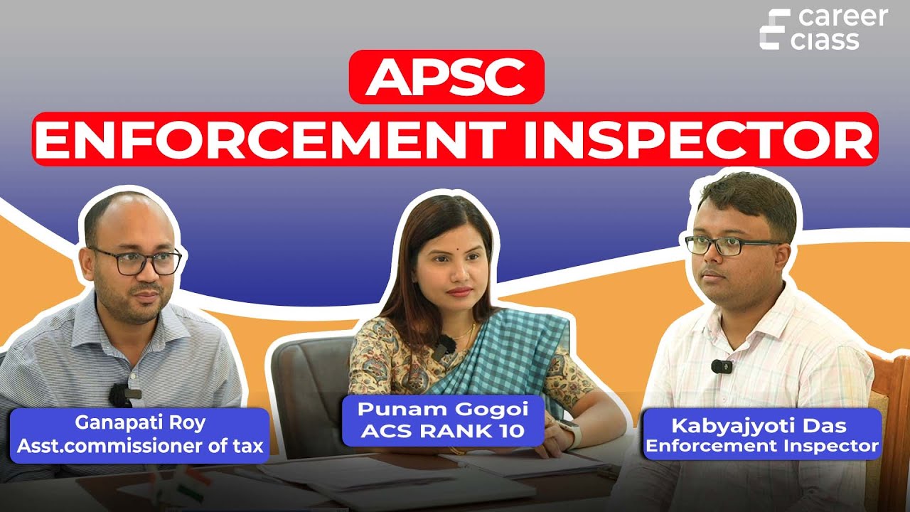 APSC Enforcement Inspector Mock Interview | ACS Rank 10 Punam Gogoi & Ganapati Roy | Kabyajyoti Das