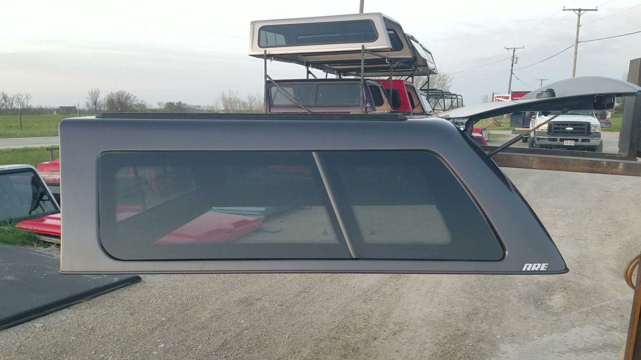 Walkaround of a used ARE cab High Z series truck topper for sale. 09-18 Ram 1500 5.5 bed PAU Granite
