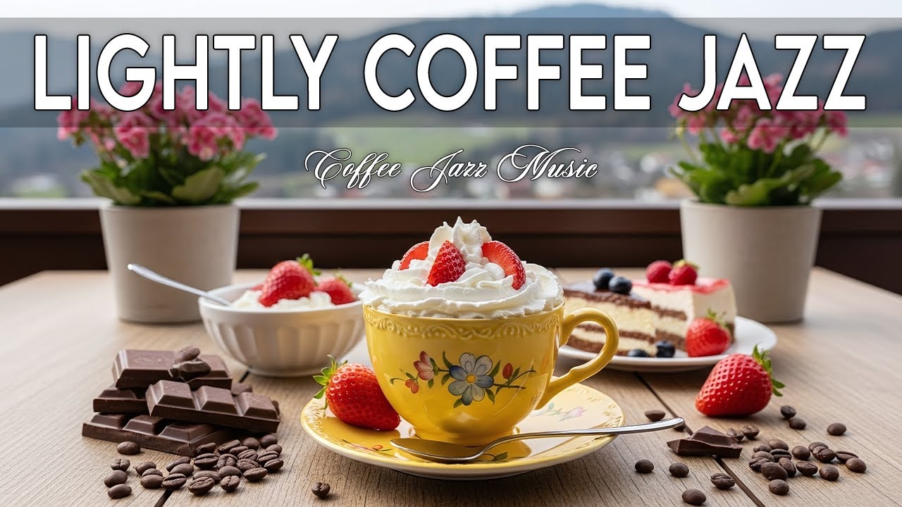 Lightly Coffee Jazz ☕ Good Mood Coffee Jazz Music & Bossa Nova Instrumental for Work, Study, Relax.