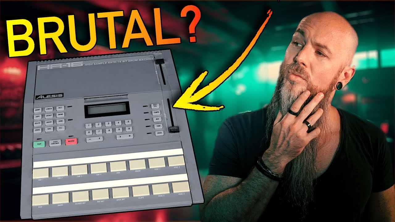 Is the Alesis HR-16 the Most Aggressive Vintage Drum Machine? Live Review