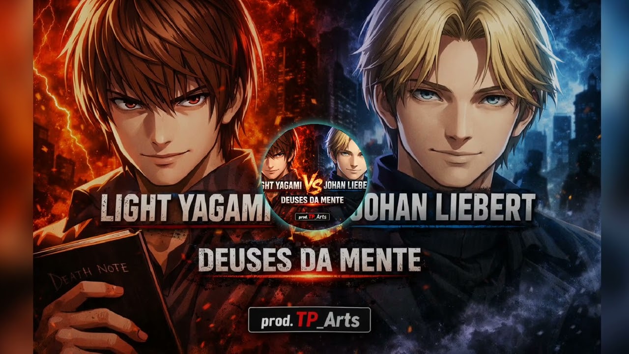 LIGHT YAGAMI 🆚 JOHAN LIEBERT | Deuses da Mente (Rap de Anime)