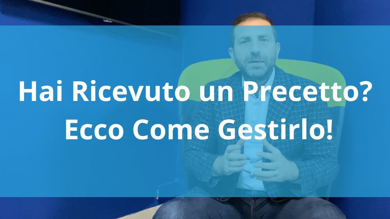 Hai Ricevuto un Precetto? Ecco Come Gestirlo!