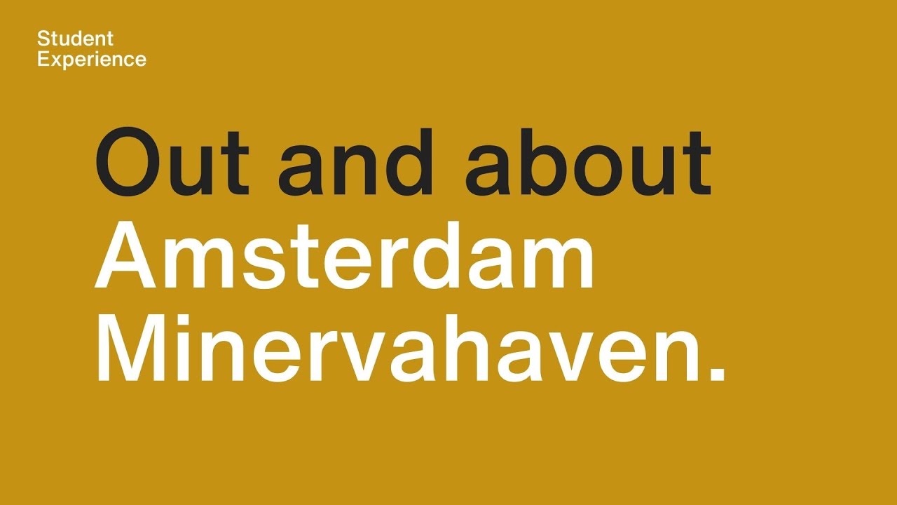 OUT AND ABOUT | Student Experience Amsterdam Minervahaven | Hotspots | Houthavens | West