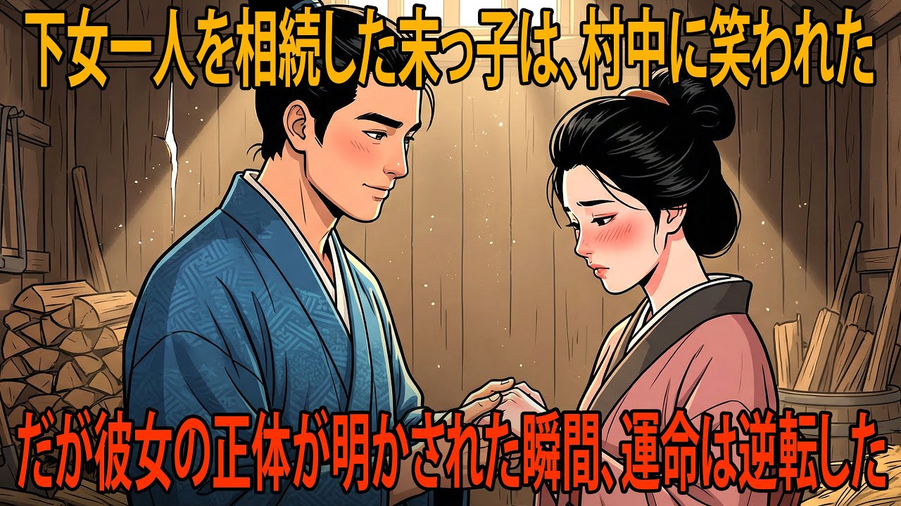 父が遺産を分け、末っ子の息子に残したのは下女一人と楮の皮の束だった | 民話 | 野談 | 時代劇 | 昔話 | 説話 | オーディオブック | 伝説
