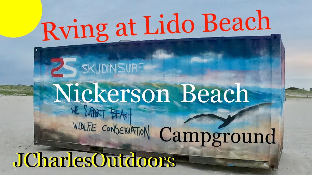 RVing at Lido Beach Nickerson Beach Campground Camping at the Beach Long Beach Long Island New York.
