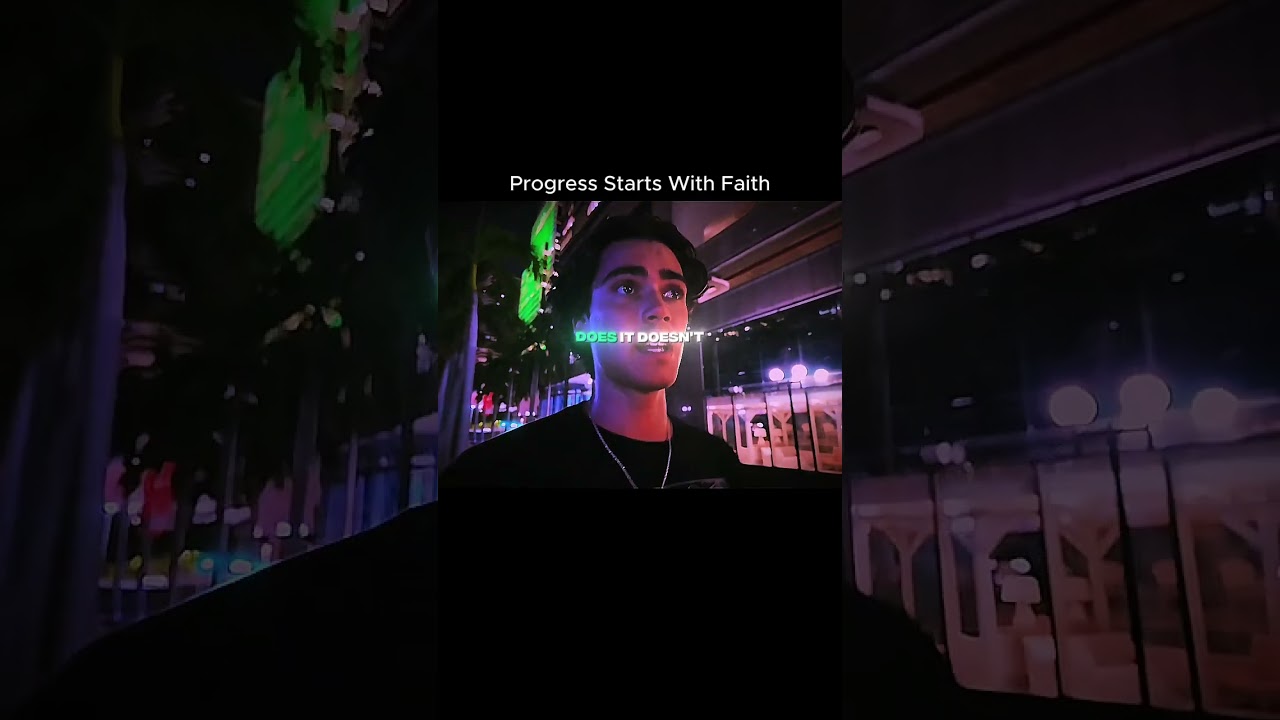 Progress starts with faith @Jaybene