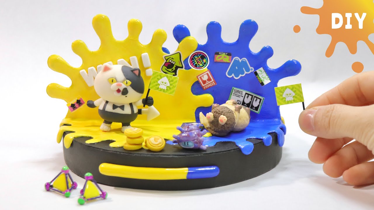 【Splatoon3】バトル判定するジャッジくんとコジャッジくんのフィギュア作ってみた