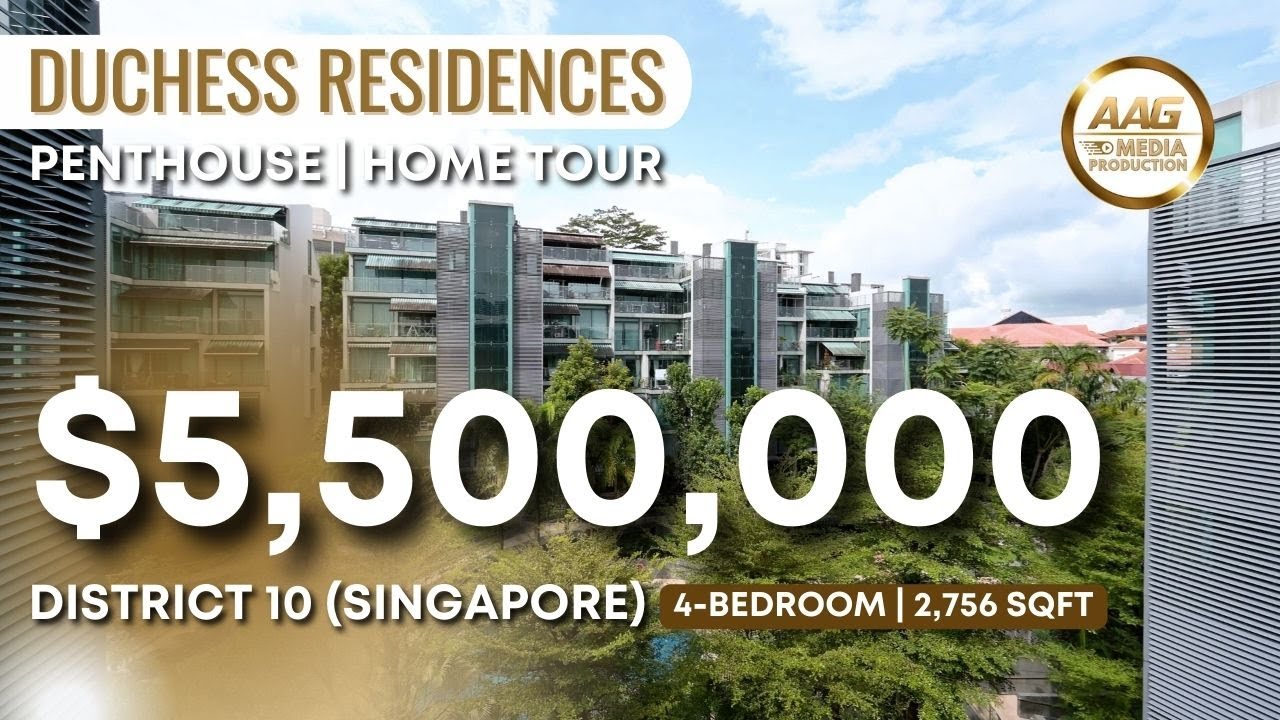 Singapore Condo Property Home Tour | Inside An $5.5Million Penthouse at Duchess Residences