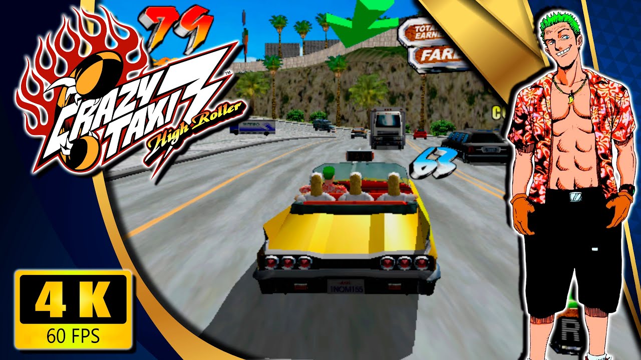 Crazy Taxi 3: High Roller (Xbox) 【Longplay】