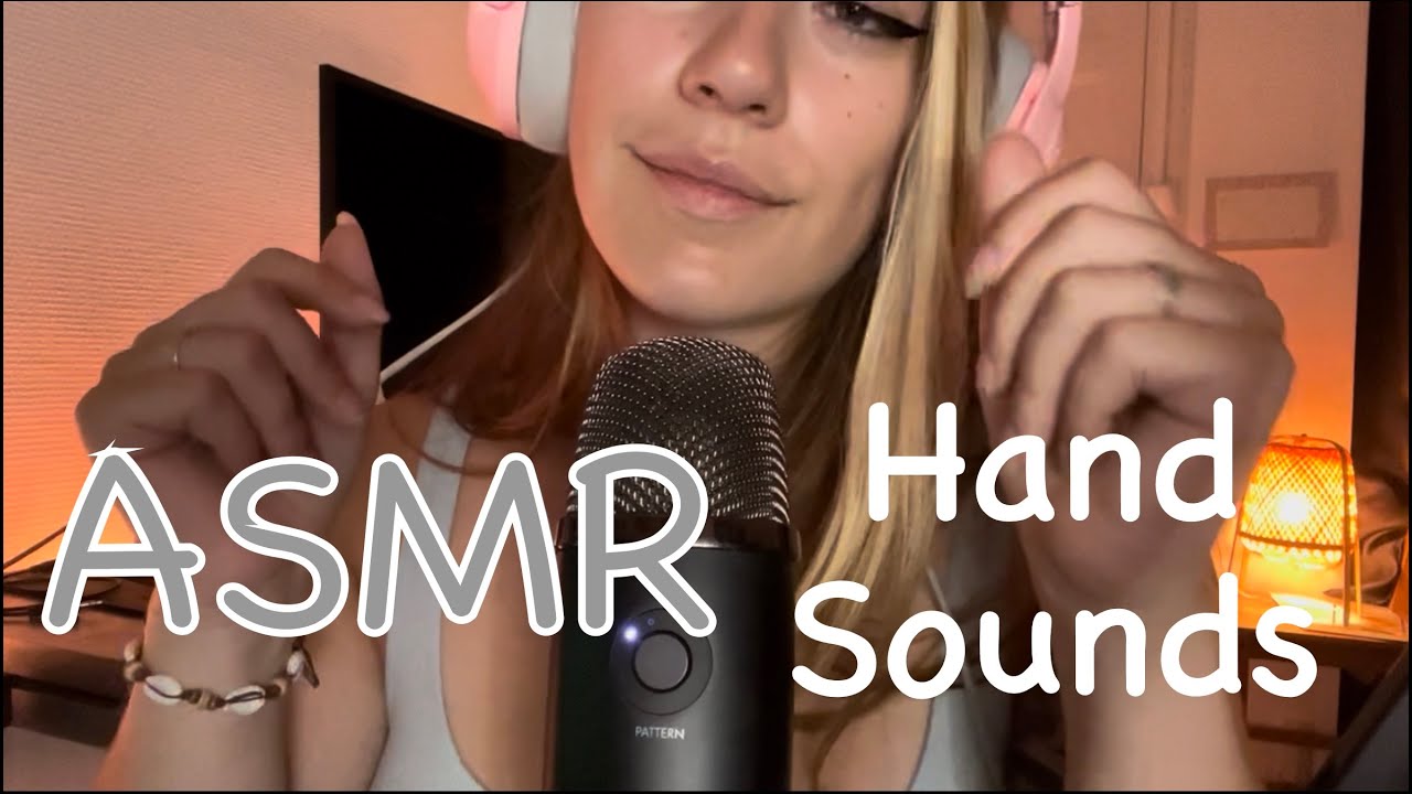 ASMR  - Hand Sounds (Fast, echoes, unpredictable)