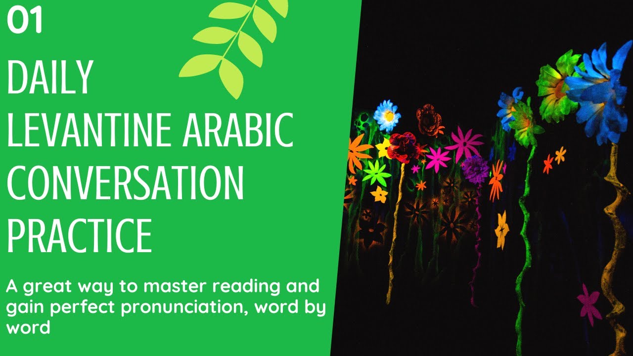 Daily Levantine Arabic Conversation Practice - meet and greet step by step