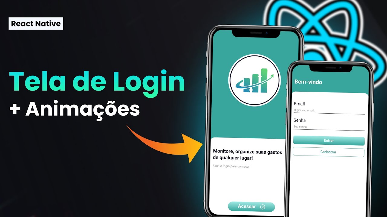 Criando tela de login + Animações com React Native