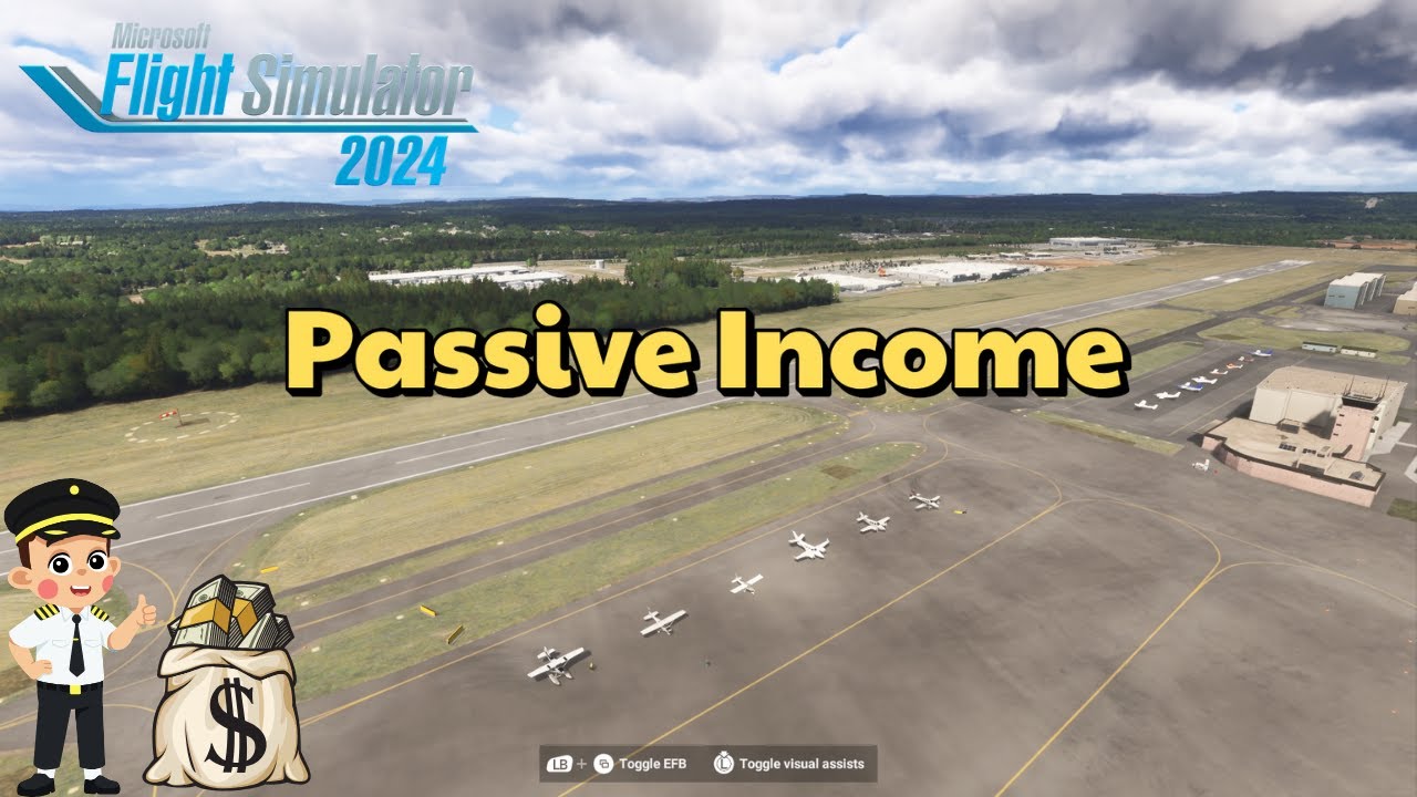 How does Passive Income work in MSFS 2024 ?