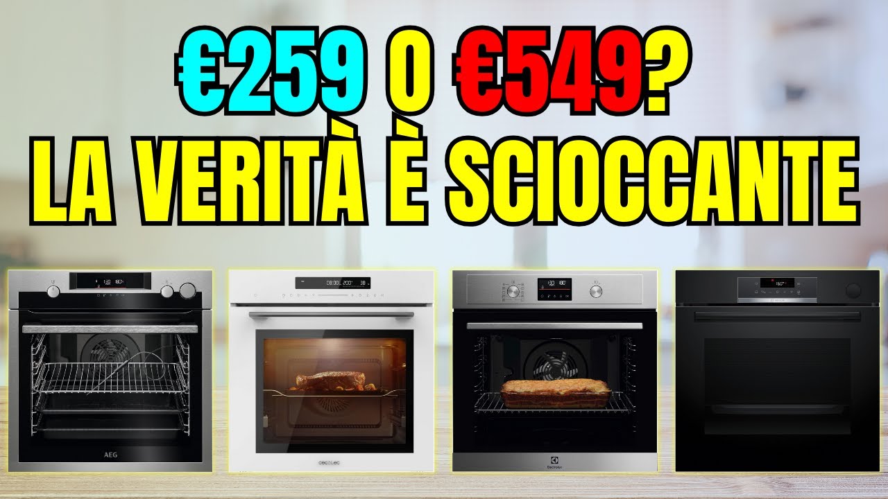Ho fatto le ricerche per te: Quale FORNO DA INCASSO con vapore, grill o pirolisi vale davvero?