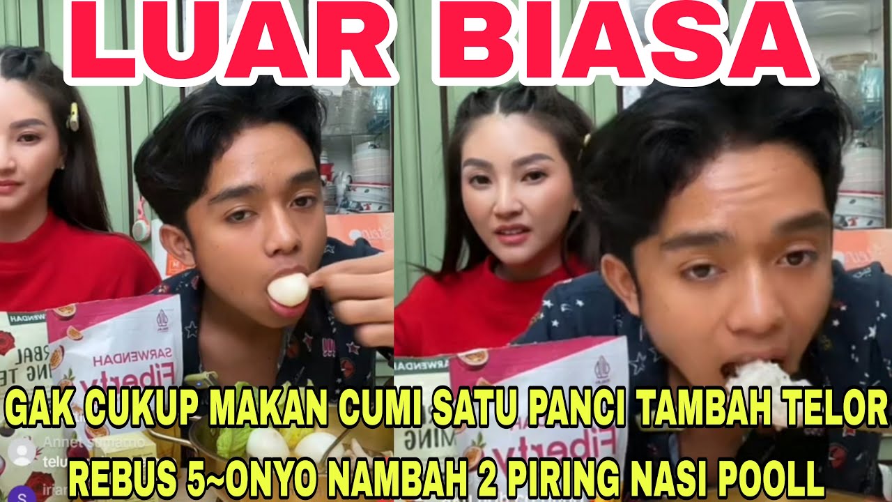 LUAR BIASA‼️ BELUM CUKUP MAKAN CUMI SEPANCI DAN TELOR REBUS 5~ ONYO NAMBAH 2 PIRING NASI POOLLL