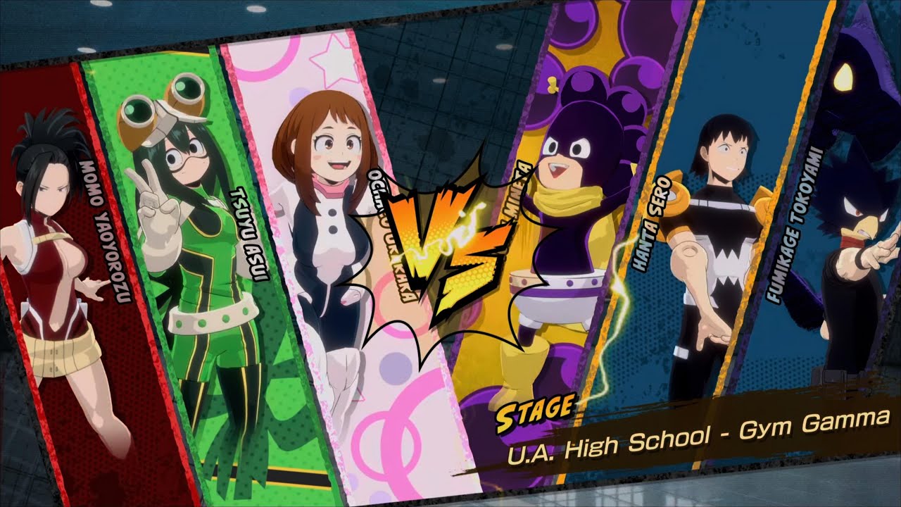 MHAAJ: Ochaco|Tsuyu|Momo vs. Minoru|Hanta|Fumikage (Requested)