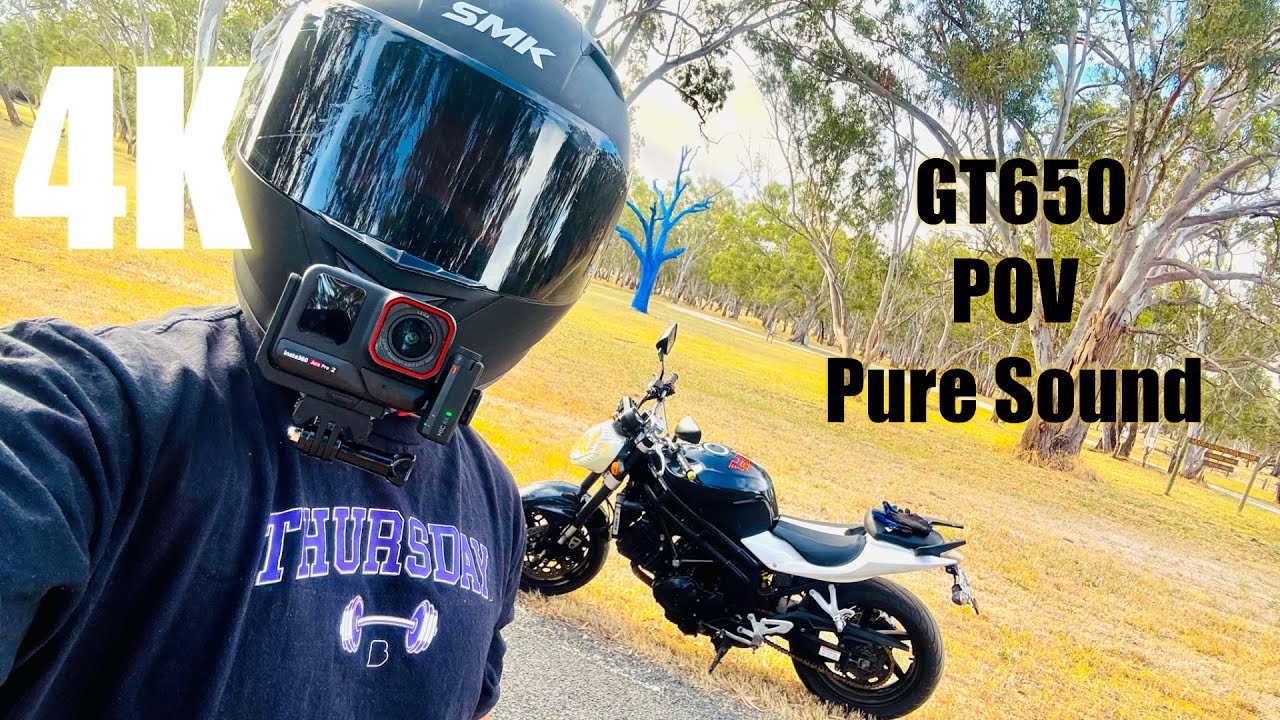 [4K] HYOSUNG GT650 Pure Sound  POV #bikelife #southaustralia #australia #bluetree 