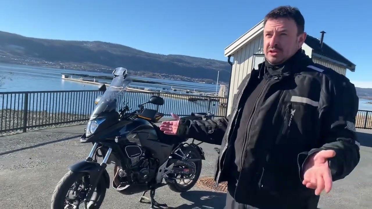 Обзор на мотоцикл Honda Cb500x 2016 год.