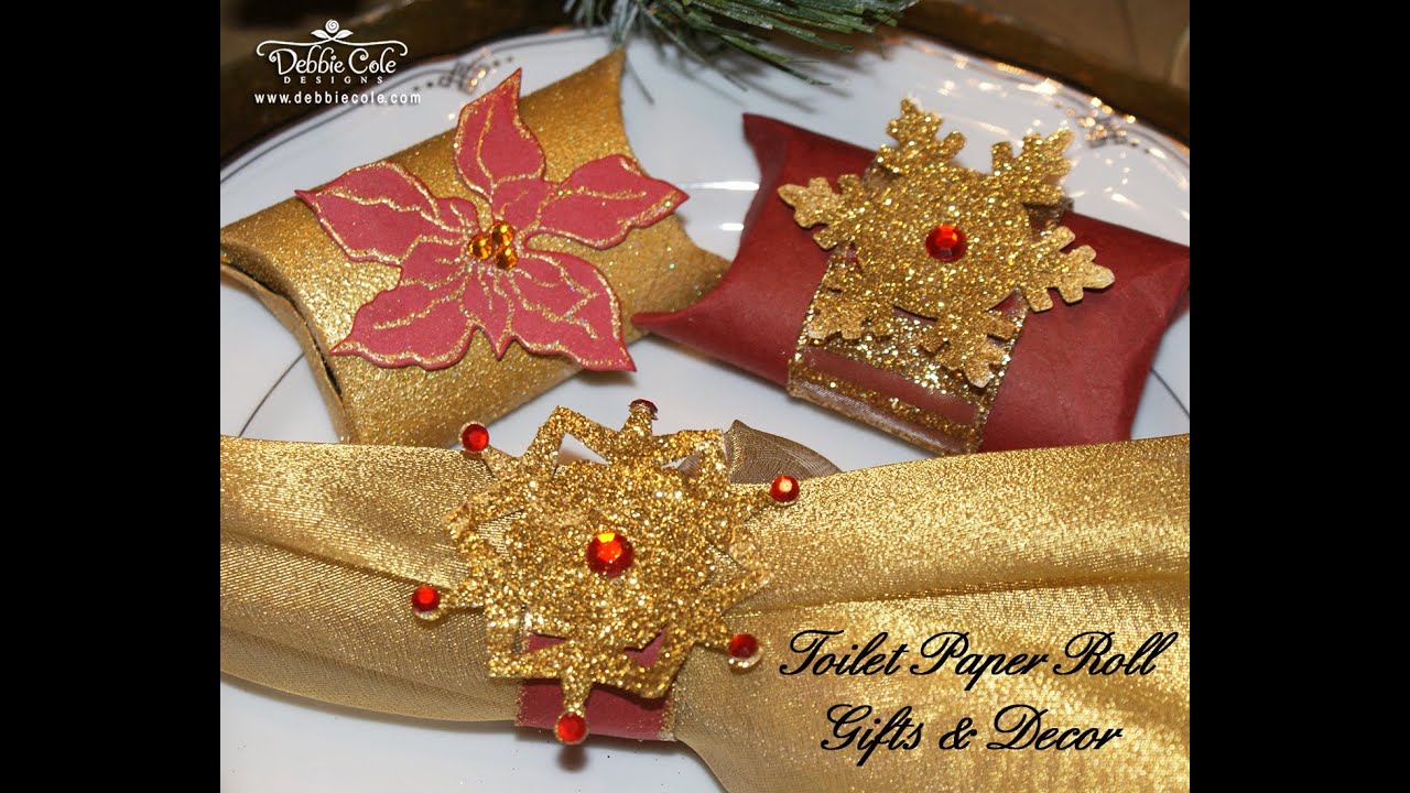 How To Create Gift Boxes & Table Decor from Toilet Paper Rolls