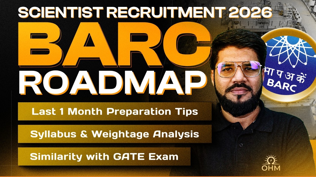BARC Scientist 'C' 2026 | Complete Strategy, Syllabus & Last 25 Days Plan