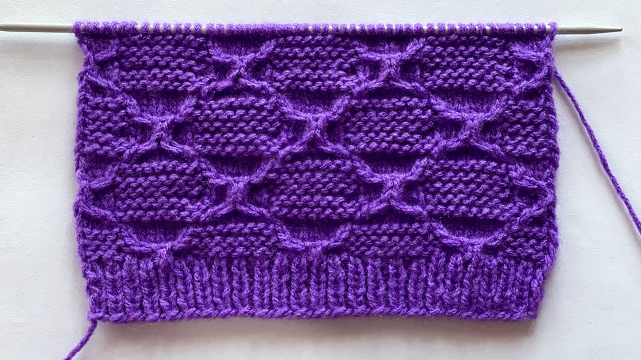 knitting design 🌈💜for blankets and sweater 🌈💜