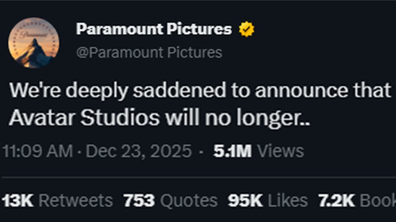 Sad Day For Avatar Fans 
