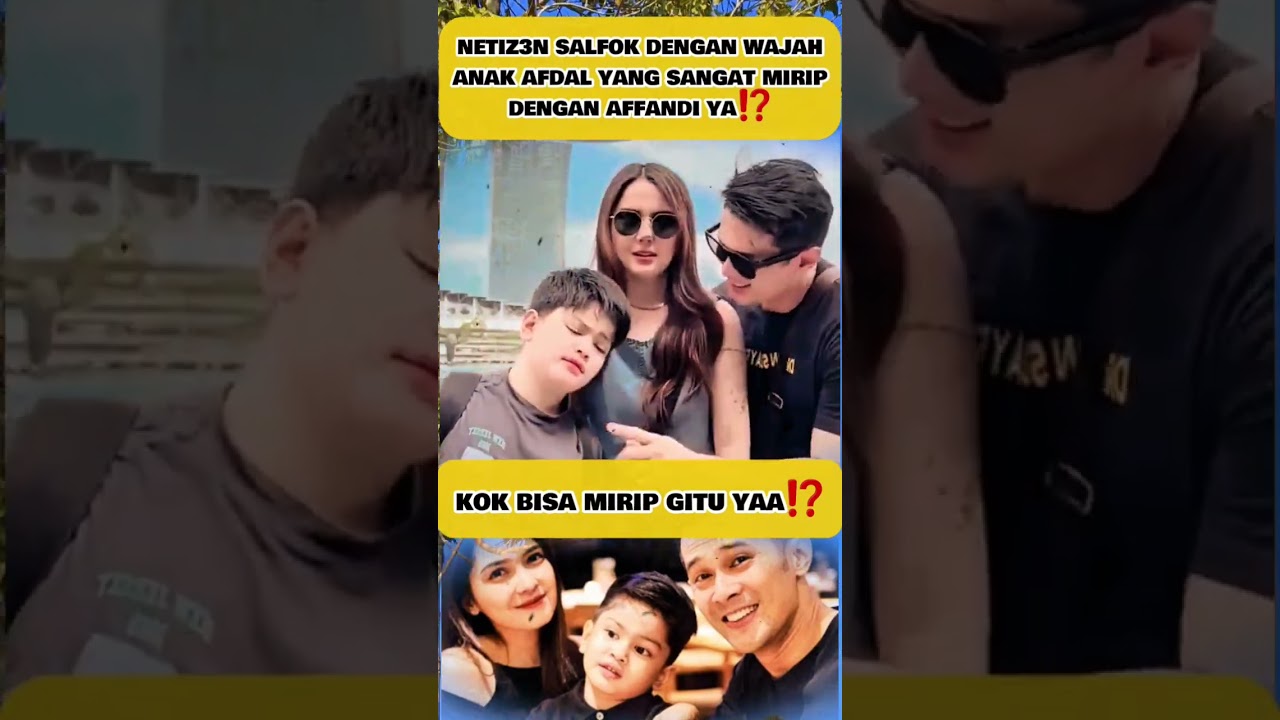 Anak Afdhal Kok Mirip Banget Sama Affandi Ya? #afdhalyusman #affandi