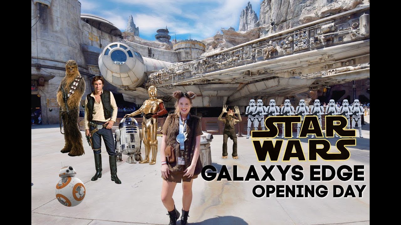 STAR WARS - GALAXY EDGE - OPENING DAY VLOG