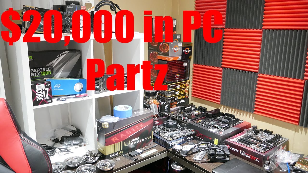 How I SPENT $20,000 on PC PARTS in 1 YEAR