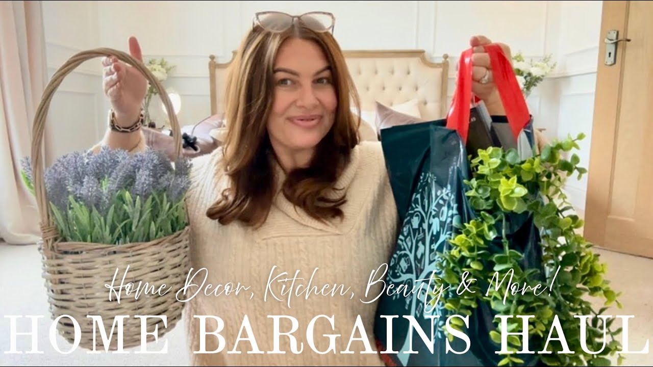 HOME BARGAINS HAUL MAY 2025 | Home Decor, Kitchen, Beauty & More! | Suzy Darling