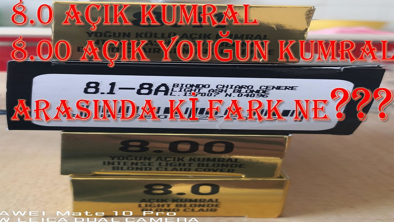 8.0 açık kumral ve 8.00 açık yoğun kumral arasınde ne fark var 22 yıllık tecrübe anlatıyor
