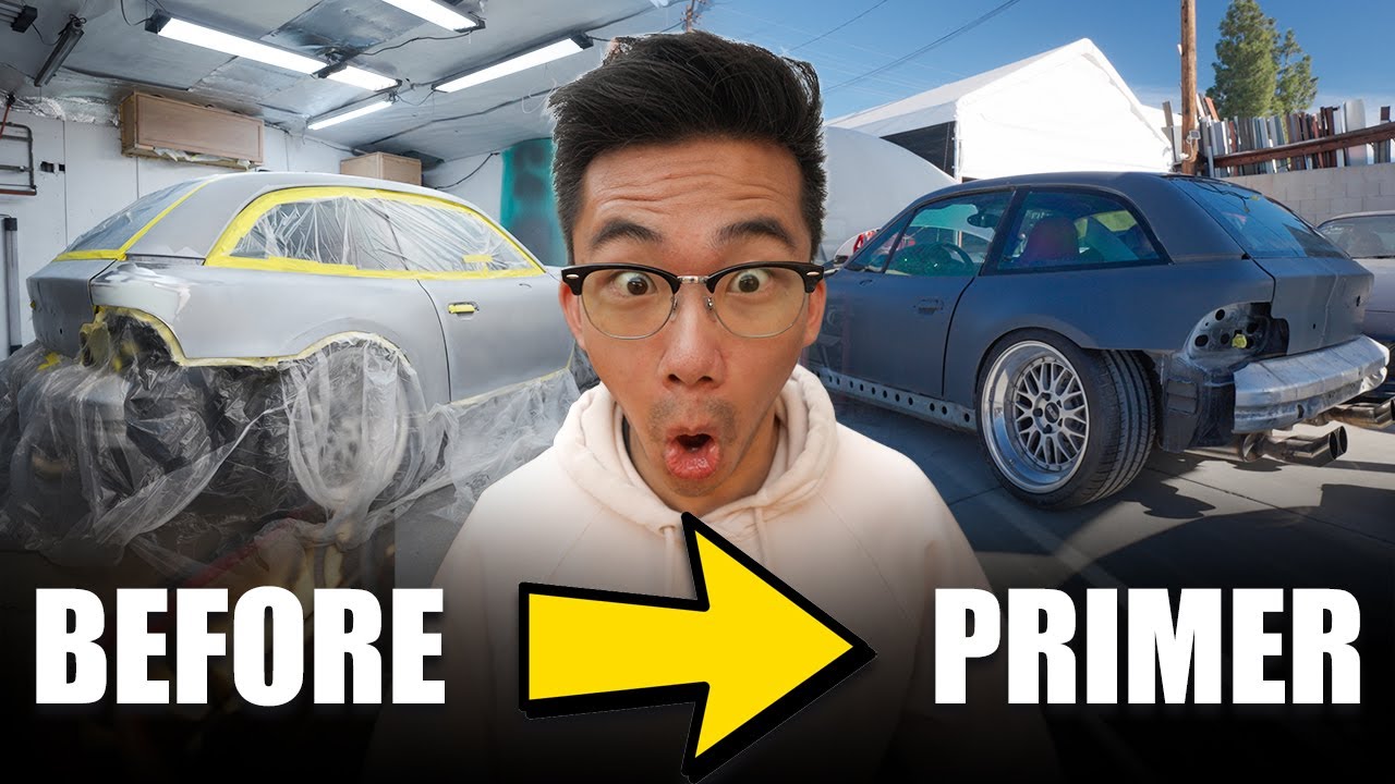 Every Panel Sanded. First Primer Down. | EP.27 BMW M Coupe Project
