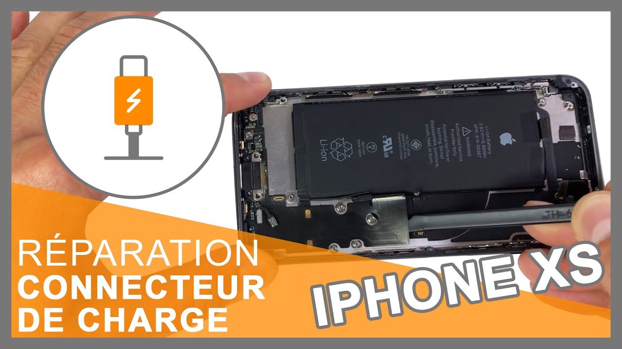 Réparation connecteur de charge iPhone XS