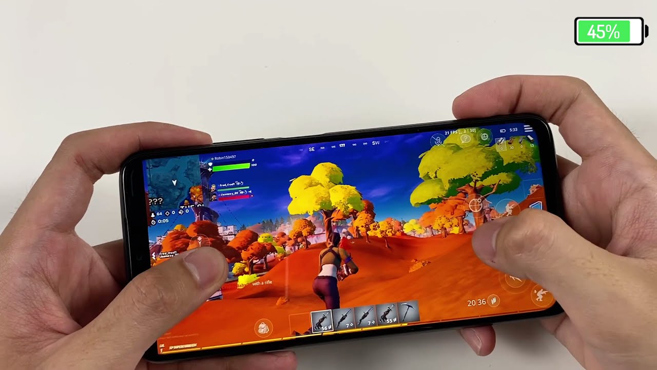 Xiaomi Redmi 9T Test Game Fortnite RAM 6GB | Snapdragon 662, Battery Drain Test