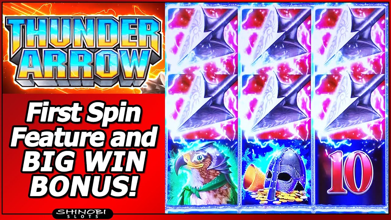 Thunder Arrow Slot - God of the East, North Queen and Jurassic Queen Features and Free Spins
