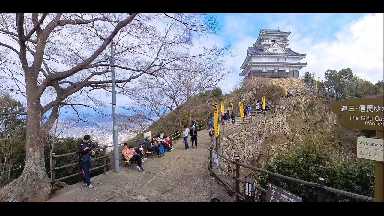空中散歩　道三・信長ゆかりの城　岐阜城