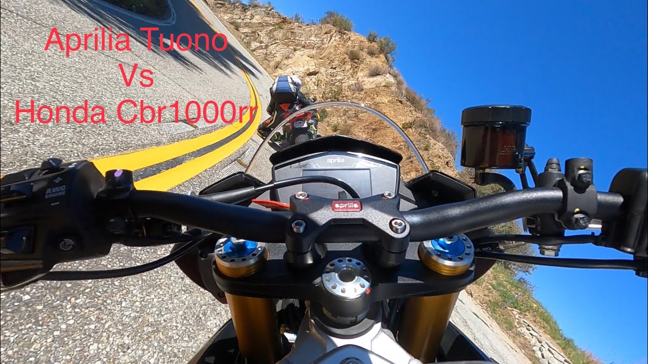 Hypernaked Aprilia VS Superbike Honda