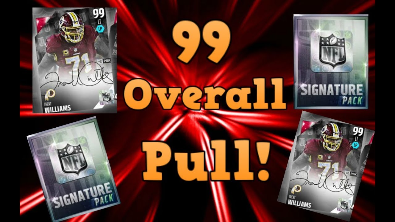 Signature Pack! 99 overall pull!!!!