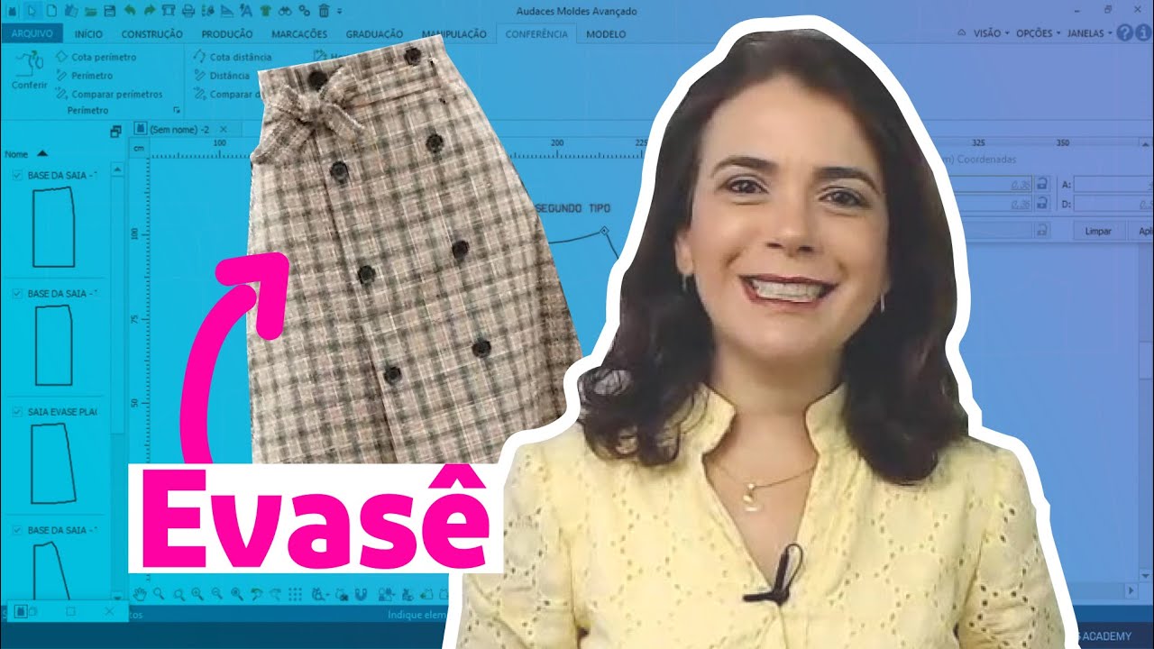 [Aula Liberada] Saia Evas&ecirc; C&ocirc;nica - Curso Online de Modelagem Digital com C&eacute;lia &Aacute;vila