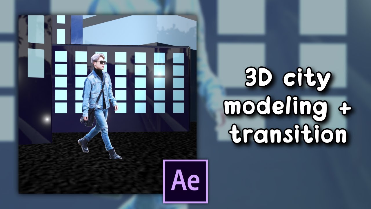 3D CITY TRANSITION | element 3d & after effects