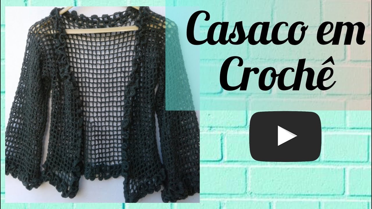 CASACO DE CROCHÊ