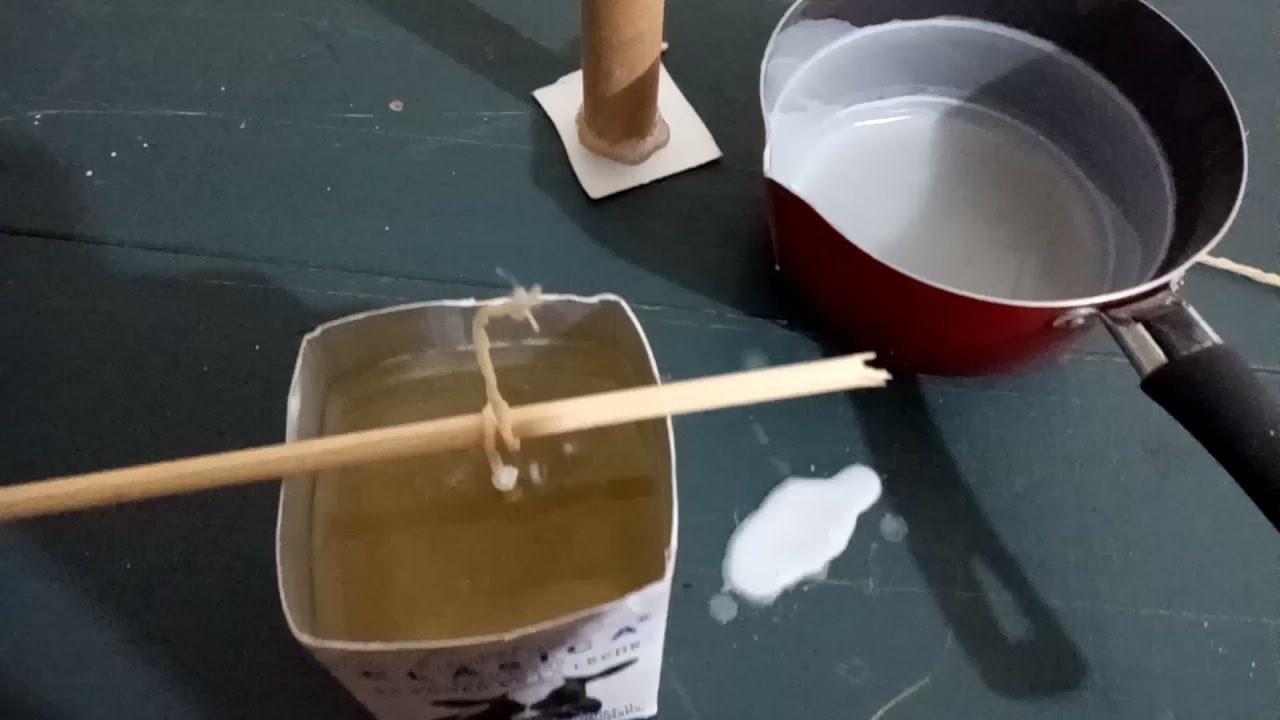 ¡Velas con moldes caseros!