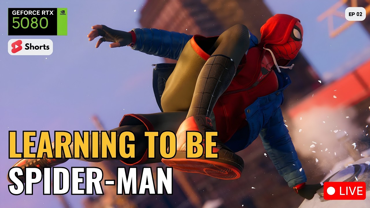 Marvel’s Spider-Man: Miles Morales - PART 1 |Learning to Be Spider-Man | RTX 5080 |  LIVE(Vertical)