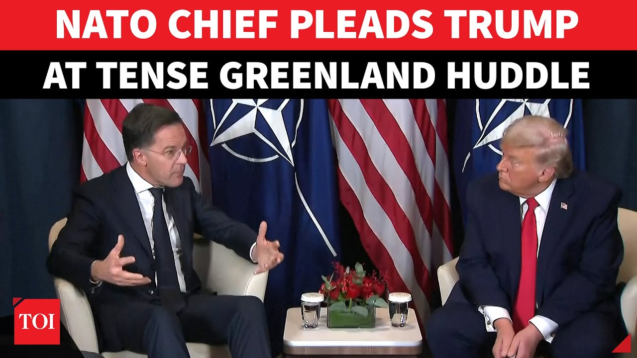 ON CAM: NATO Chief Rutte Begs Trump Amid Greenland Fight; 'Pains Me When You Say Europe Won't...'