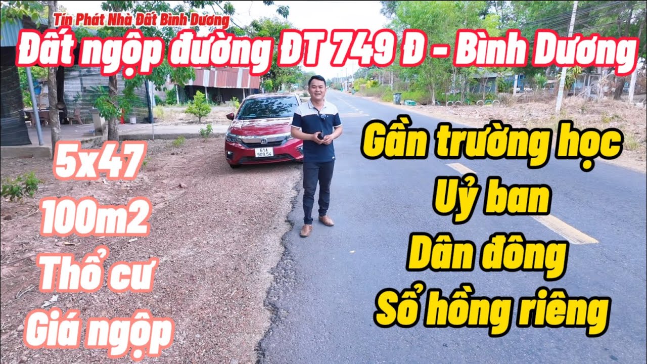 Chủ ngộp cần bán gấp lô đất đường ĐT 749 Đ , kế bênh trường học , dân cư đông đúc (P12)