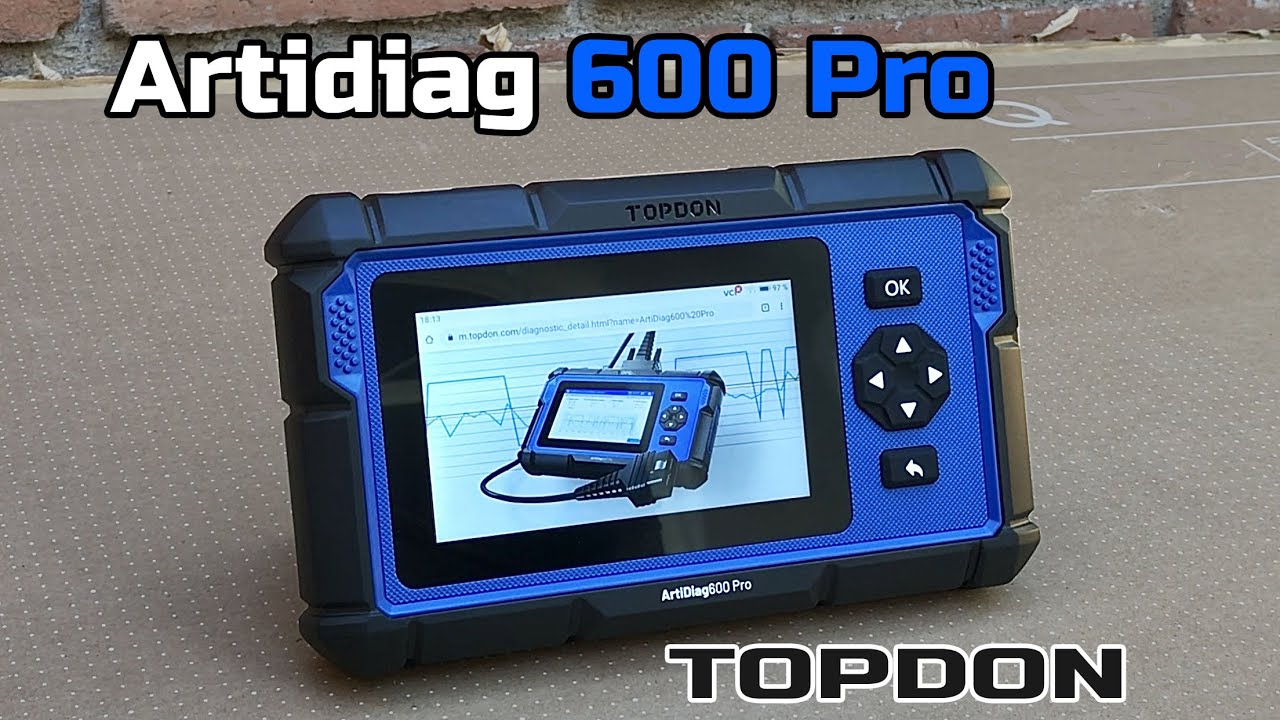 TOPDON ArtiDiag 600 Pro: el mejor escáner automotriz bueno y barato para tu auto